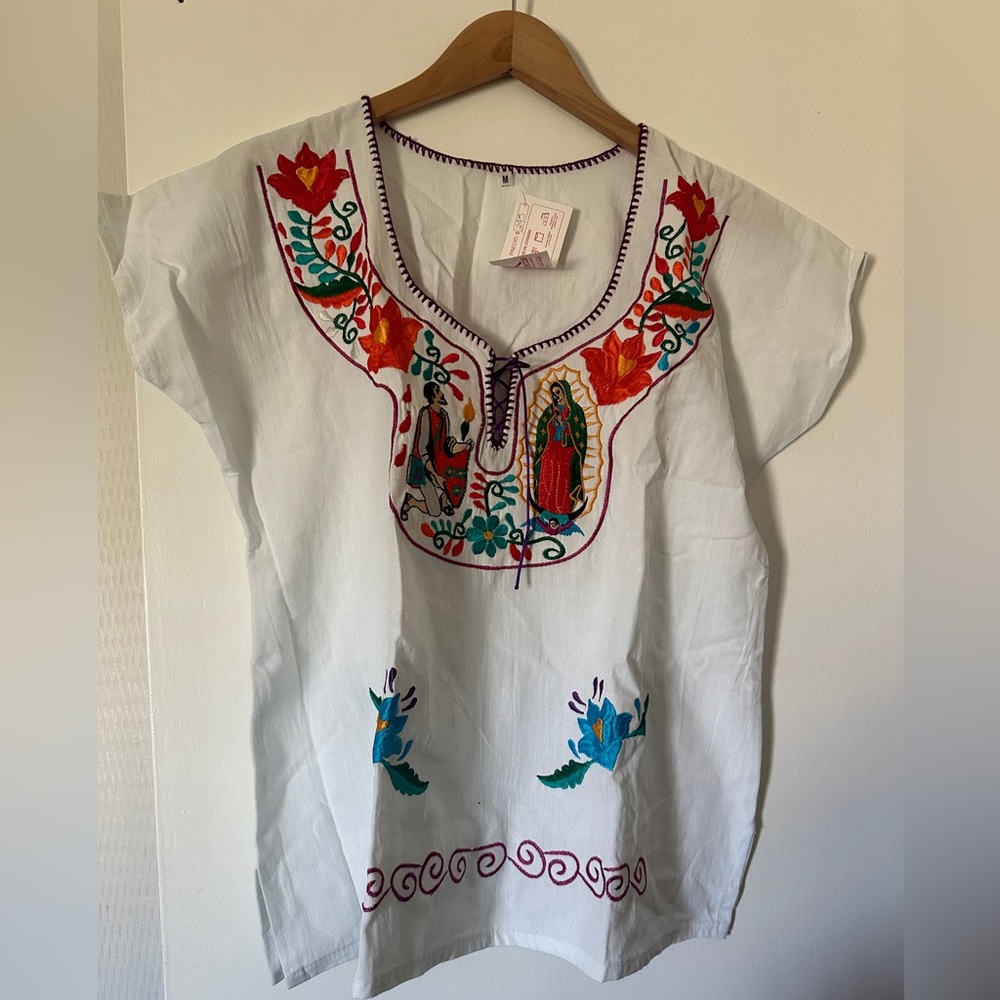 Embroidered Mexican Blouse